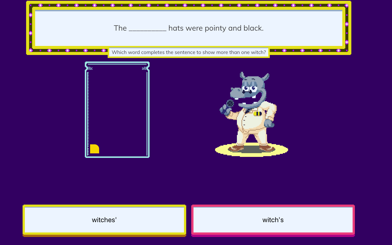 Screenshot of Sound Games showing ballons to pop which make the requsted sound