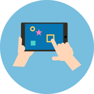 digital games tablet icon