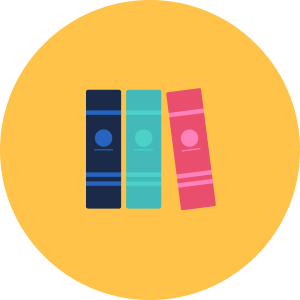 physical resource books icon