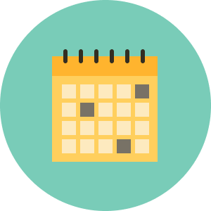 lesson planning calender icon