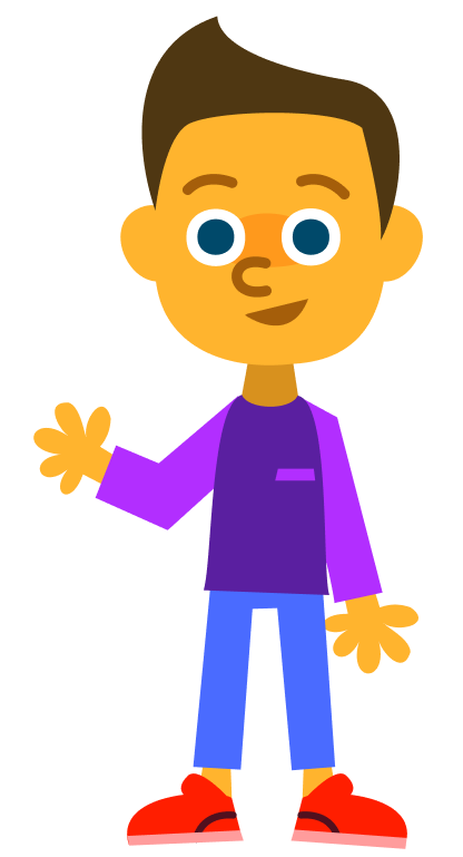 Cartoon boy Joe from the Phonics scheme